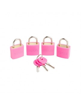  KORJO 4 PACK COLOURED LOCKS (LLC 40)
