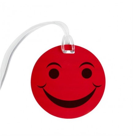 KORJO LUGGAGE TAGS - TWO COLOURFUL ROUND TAGS (LTPC 2)
