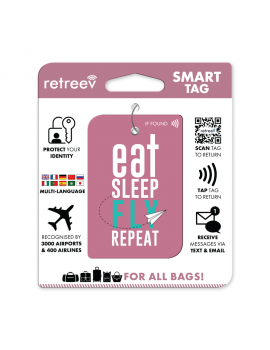 RETREEV SMART TAG EAT SLEEP FLY