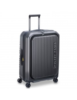  DELSEY SECURETIME ZIP 2 55CM 4-WHEEL CABIN TROLLEY CASE